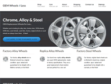 Tablet Screenshot of oemwheels4less.com